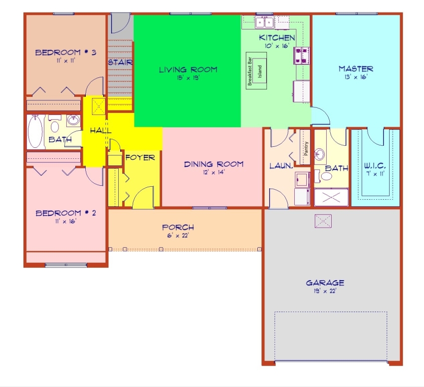 The Cheyenne II - Floor Plan